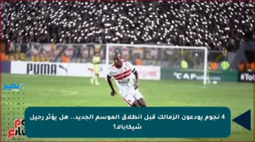 4 نجوم يودعون الزمالك قبل انطلاق الموسم الجديد.. هل يؤثر رحيل شيكابالا؟